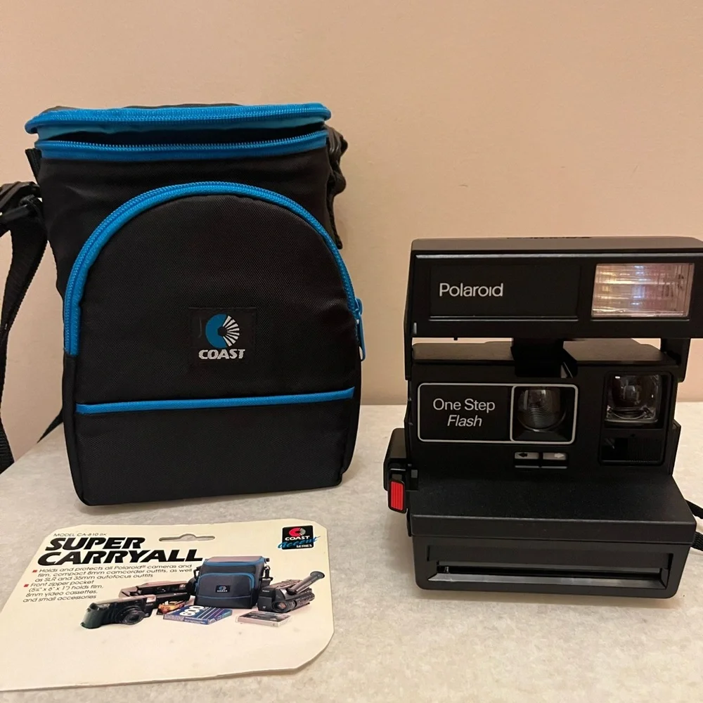 Polaroid onestep flash instant camera, vintage polaroid 600 series, - Picture 1 of 4